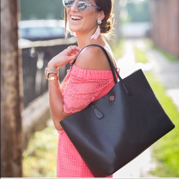 Tory Burch Handbags - Nwt Tory Burch Black Perry Tote